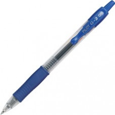 Pilot G2 Extra Fine Retractable Rollerball Pens - Extra Fine Pen Point - 0.5 mm Pen Point Size - Refillable - Blue Gel-based Ink - Translucent Barrel - 12 / Dozen