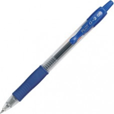 Pilot G2 Retractable XFine Gel Ink Rollerball Pens - Extra Fine Pen Point - 0.5 mm Pen Point Size - Refillable - Blue Gel-based Ink - 1 Dozen