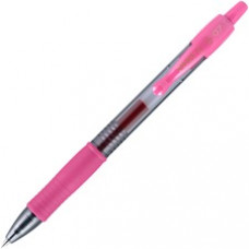 Pilot G2 -7 Retractable Gel Roller Pens - Fine Pen Point - 0.7 mm Pen Point Size - Refillable - Pink Gel-based Ink - Translucent Barrel - 1 Dozen