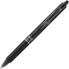 Pilot FriXion .7mm Clicker Erasable Gel Pens - 0.7 mm Pen Point Size - Black Gel-based Ink - Black Barrel - 12 / Dozen