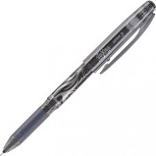 Pilot FriXion Point Erasable Gel Pen - Extra Fine Pen Point - 0.5 mm Pen Point Size - Needle Pen Point Style - Black Gel-based Ink - Black Barrel - 1 Each