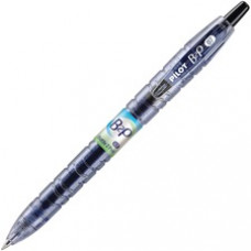 Pilot BeGreen B2P Fine Point Gel Pens - Fine Pen Point - 0.7 mm Pen Point Size - Refillable - Black Gel-based Ink - Plastic Barrel - 12 / Box