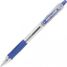 Pilot EasyTouch Retractable Ballpoint Pens - Medium Pen Point - 1 mm Pen Point Size - Refillable - Blue - Clear Barrel - 12 / Dozen