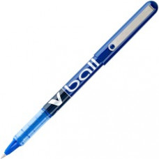 Pilot Vball Liquid Ink Pens - Fine Pen Point - 0.5 mm Pen Point Size - Blue - Blue Barrel - 12 / Dozen