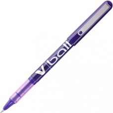 Pilot Vball Liquid Ink Pens - Fine Pen Point - 0.5 mm Pen Point Size - Purple - Purple Barrel - 12 / Dozen