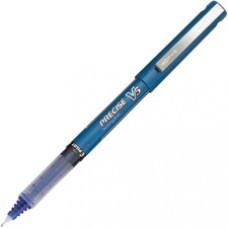 Pilot Precise V5 Extra-Fine Premium Capped Rolling Ball Pens - Bar-coded - Extra Fine Pen Point - 0.5 mm Pen Point Size - Needle Pen Point Style - Blue - 1 Dozen