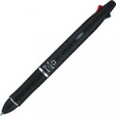 Pilot Dr. Grip Multi 4Plus1 Retractable Pen/Pencil - Fine Pen Point - 0.7 mm Pen Point Size - 2HB Pencil Grade - 0.5 mm Lead Size - Refillable - Black, Blue, Red, Green Ink - Black Barrel - 1 Pack