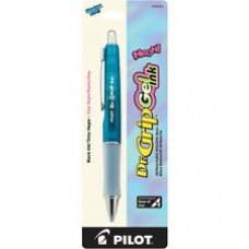 Pilot Dr. Grip Retractable Gel Rollerball Pens - 0.7 mm Pen Point Size - Refillable - Black Gel-based Ink - Electric Blue Barrel - 1 Each