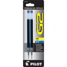Pilot G2 Premium Gel Ink Pen Refills - 0.70 mm, Fine Point - Blue Ink - Smear Proof - 2 / Pack