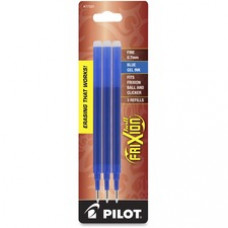 Pilot FriXion Gel Ink Pen Refills - 0.70 mm, Fine Point - Blue Ink - Eco-friendly, Wear Resistant, Tear Resistant, Erasable - 3 / Pack