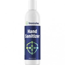 Private Label Supplements Hand Sanitizer - 8 fl oz (236.6 mL) - Kill Germs, Bacteria Remover - Hand, School, Office, Restaurant, Daycare - Clear - Fast Acting, Quick Drying, Residue-free - 1 Each