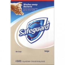 Safeguard Deodorant Bar Soap - 4 oz - Bath, Skin - Clear - 4 / Pack