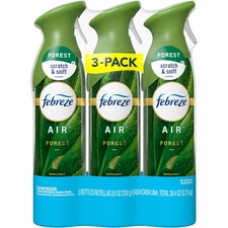 Febreze Febreze Air Freshener Spray - Spray - 8.8 fl oz (0.3 quart) - Forest - 3 / Pack - Odor Neutralizer, VOC-free