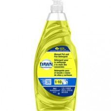 Dawn Manual Pot/Pan Detergent - Liquid - 0.30 gal (38 fl oz) - Lemon Scent - 1 Bottle - Yellow