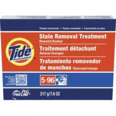 Tide Pro Stain Removal Treatment - Powder - 7.60 oz (0.47 lb) - 14 / Carton - Clear