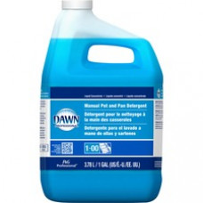 Dawn Manual Pot/Pan Detergent - Liquid - 1 gal (128 fl oz) - Original Scent - 1 Each - Blue