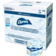 Charmin Toilet Tissue - 2 Ply - 450 Sheets/Roll - White - Durable, Strong, Absorbent, Clog-free, Septic-free, Individually Wrapped - For Bathroom, Hotel, Restaurant, Office - 75 Rolls Per Carton - 75 / Carton