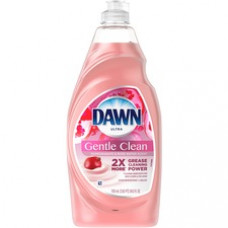 Dawn Gentle Clean Dish Soap - Liquid - 24 fl oz (0.8 quart) - Pomegranate & Rose Water Scent - 1 Each - Pink