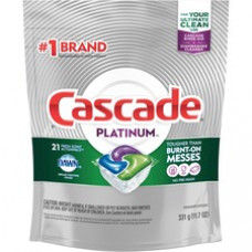 Cascade Platinum ActionPacs Detergent - 21 / Pack - Multi