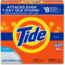 Tide Powder Laundry Detergent - Concentrate Powder - 94.88 oz (5.93 lb) - Original Scent - 1 / Box - Orange
