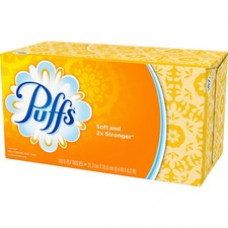 Puffs Basic Facial Tissue - White - Soft - 180 Quantity Per Box - 24 / Carton