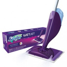 Swiffer WetJet Mopping Kit - Reinforced, Swivel Head - 2 / Carton - Purple