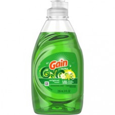 Gain Gain Ultra Original Scent Dishwashing Liquid - 8 fl oz (0.3 quart) - Clean Scent - 12 / Carton - Green