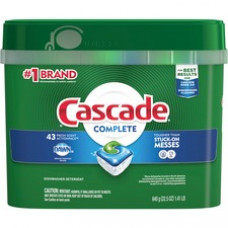 Cascade Complete Dishwasher Packs - Concentrate - 22.50 oz (1.41 lb) - Fresh Scent - 258 / Carton - White