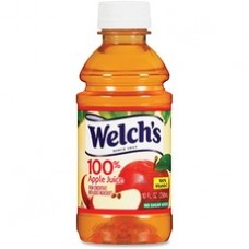 Welch's Apple Juice 10Oz 24 Per Carton - For Local Delivery Only - Ready-to-Drink - Apple Flavor - 10 fl oz (296 mL) - Bottle - 24 / Carton