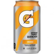 Quaker Oats Gatorade Can Flavored Thirst Quencher - Ready-to-Drink - 11.60 fl oz (343 mL) - Can - 24 / Carton