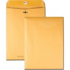 Quality Park Park Ridge Kraft Clasp Envelopes - Clasp - #90 - 9" Width x 12" Length - 24 lb - Gummed - Kraft - 100 / Box - Kraft