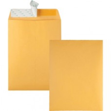 Quality Park Redi-Strip Kraft Catalog Envelopes - Catalog - #10 1/2 - 9" Width x 12" Length - 28 lb - Self-sealing - Kraft - 100 / Box - Kraft