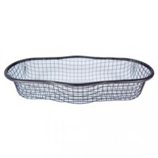 RDI Oval Wire Basket Organizer - Lightweight, Durable, Bend Resistant - Black - Wire - 12 / Carton