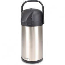 Coffee Pro Vacuum-insulated Airpot - 2.3 quart (2.2 L) - Vacuum - Stainless Steel