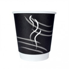RDI Hot Paper Cups - 600 / Carton - 10 fl oz - 600 / Carton - Black - Paper - Hot Drink, Beverage, Coffee, Hot Chocolate, Tea