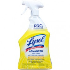 Lysol Advanced Deep Cleaner - Spray - 32 oz (2 lb) - Lemon Breeze Scent - 1 Each - Clear