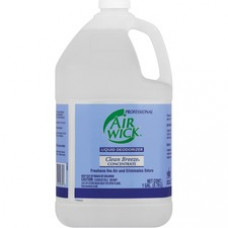 Reckitt Benckiser Clean Breeze Liquid Deodorizer - Concentrate Liquid - 128 fl oz (4 quart) - 1 Each - Clear