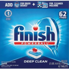 Finish Powerball Dishwasher Tabs - 62 / Box - Red, White, Blue