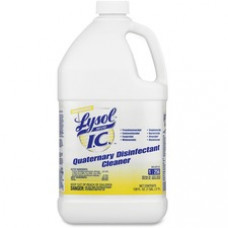 Lysol Quaternary Disinfectant Cleaner - Liquid - 1 gal (128 fl oz) - Original Scent - 1 Each - Amber