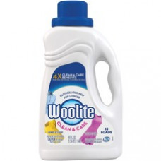 Woolite Clean/Care Detergent - Liquid - 50 fl oz (1.6 quart) - 6 / Carton - Yellow