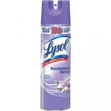 Lysol Breeze Disinfectant Spray - Aerosol - 0.15 gal (19 fl oz) - Early Morning Breeze Scent - 12 / Carton - Clear