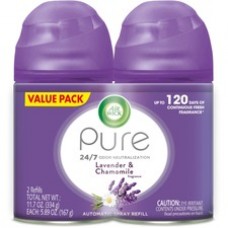 Air Wick Lavender Refill Pack - Spray - 6.17 oz - Lavender - 60 Day - 2 / Pack - Odor Neutralizer, Long Lasting