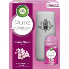 Air Wick Tropical Flowers Air Spray Kit - Spray - Tropical Flowers - 60 Day - 1 / Kit