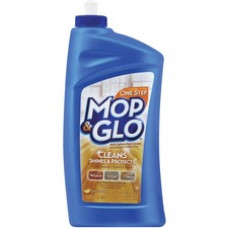 Mop & Glo One Step Floor Cleaner - 32 fl oz (1 quart) - Fresh Citrus Scent - 1 Each - Tan