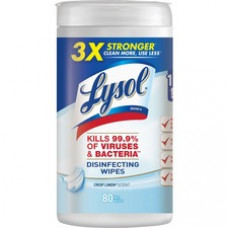 Lysol Disinfecting Wipes - Wipe - Crisp Linen Scent - 7