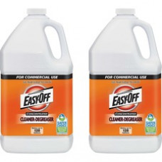 Easy-Off Professional Concentrated Cleaner-Degreaser - Concentrate Liquid - 1 gal (128 fl oz) - 2 / Carton - Green