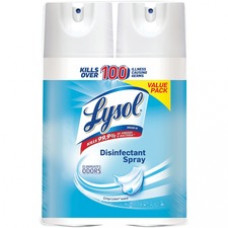 Lysol Linen Disinfectant Spray - Spray - 12.5 fl oz (0.4 quart) - Crisp Linen Scent - 2 / Pack - Clear