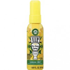 Air Wick V.I.P. Pre-Poop Spray - Spray - 1.9 fl oz (0.1 quart) - Lemon Idol - 6 / Carton