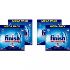Finish Powerball Dishwasher Tabs - Tablet - Fresh Scent - 94 / Box - 4 / Carton - Multi