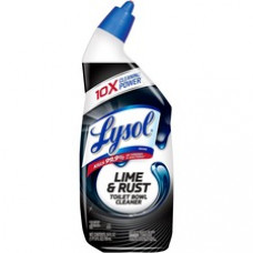 Lysol Lime/Rust Toilet Bowl Cleaner - Liquid - 24 fl oz (0.8 quart) - 9 / Carton - Blue